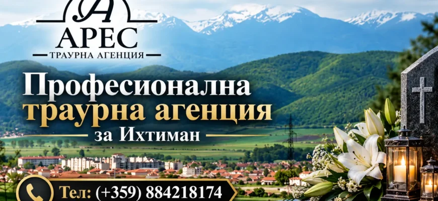 професионална траурна агенция за Ихтиман | traurnaares.com